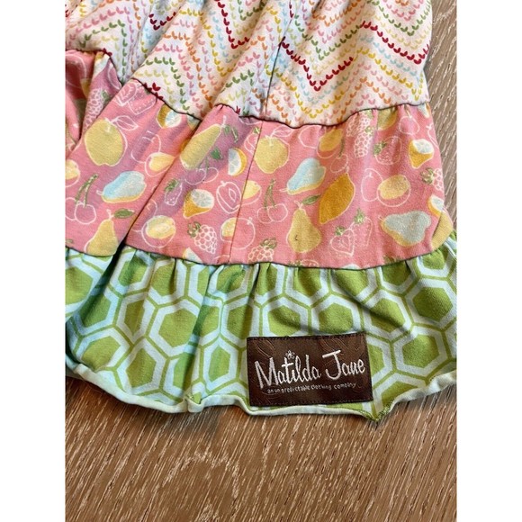 Matilda Jane Fruit Patchwork Girls Skirt Clothing Back To School Sz 6 FAST SHIP! - Picture 6 of 14